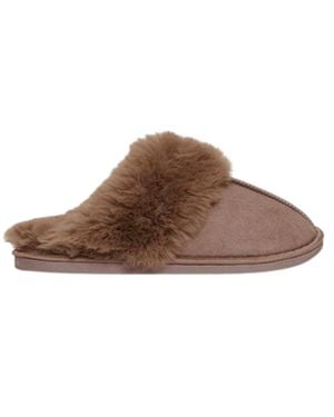 Threadbare "Solace" Pantoffeln Für Damen, Wildleder - Braun