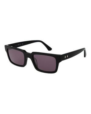 Web Schwarze Acetat-Sonnenbrille