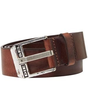 DIESEL "Bluestar" Gürtel Für Herren, Büffelleder - Braun
