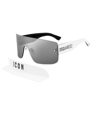 DSquared² Icon 0001/S Vk6 Sonnenbrille - Schwarz