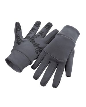BEECHFIELD® Sports Tech Handschuhe, Softshell (Graphitgrau)