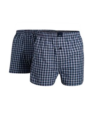 Götzburg Web-Shorts 2Er Pack Web-Boxershorts - Blau