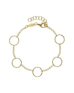Der Kettenmacher Der Kettenmacher Fantasy Armband 925/- Sterling Silber Vergoldet 19,5 Cm - Mettallic
