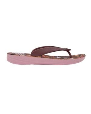 Fitflop "Jim Thompson" Flipflops Für Damen, Leder, Plattform-Absatz - Lila