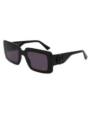 Longchamp Schwarze Injektionssonnenschutzbrille
