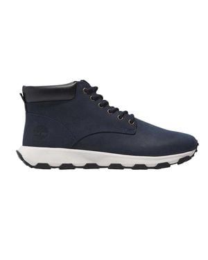 Timberland "Winsor Park" Chukka-Stiefel Für Herren, Leder, Ortholite-Sohle - Blau