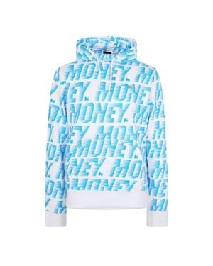 Money "Zoom Block" Kapuzenpullover Für Herren - Blau