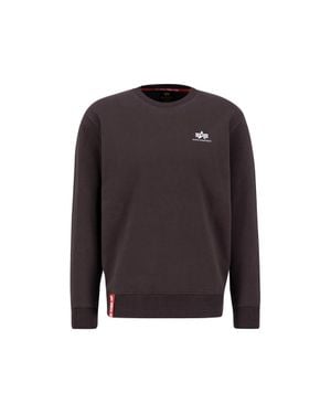 Alpha Industries Basic Small Logo Sweatshirt - Schwarz