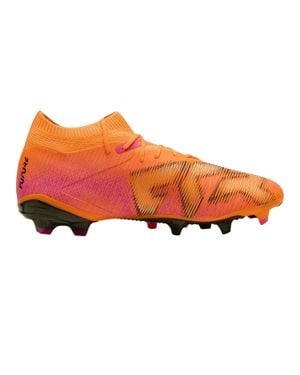 PUMA Damen Future 8 Match Snug Fit Kunstrasen-Fußballschuhe /Schwarz) - Orange