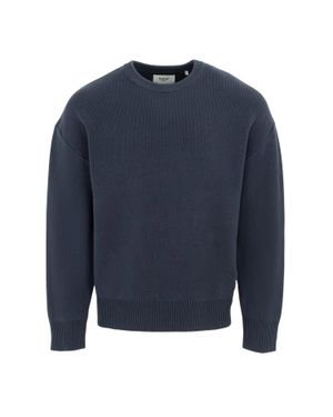 Firetrap Sweatshirt Für Herren, Rundhalsausschnitt, Baumwolle - Blau