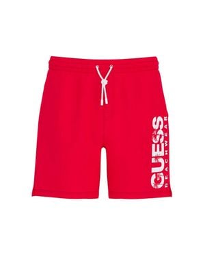Guess Herren Badeanzug Los Angeles - Rot