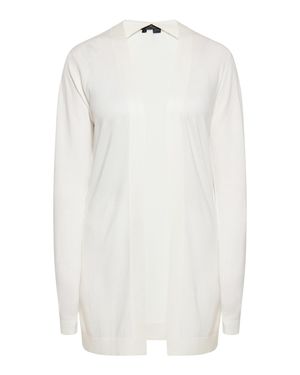 Usha Strickjacke Damen Wollweiß