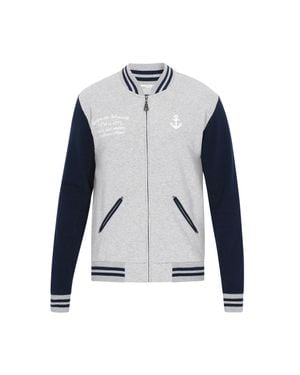 Dreimaster Jacke Männer Graumelange - Blau