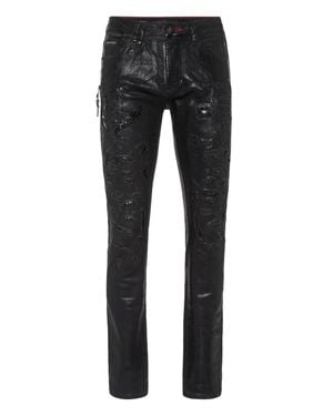 Philipp Plein Jeans Regular Fit - Schwarz