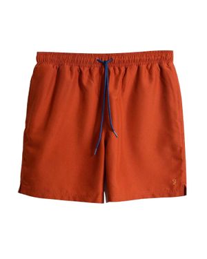 Farah "Colbert" Badeshorts Für Herren - Orange