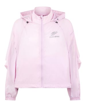 Philipp Plein Windbreaker Jacket Scratch - Pink
