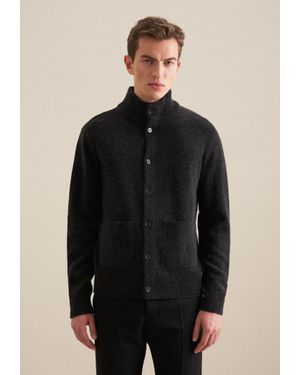 Seidensticker Strick-Jacke Herren - Schwarz