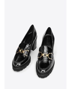 Wittchen Damen-Pumps Aus Lackleder Mit Schnalle - Schwarz