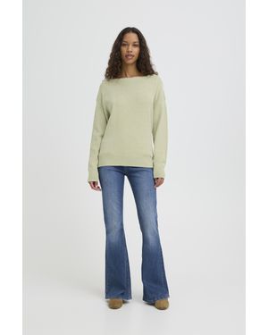 Ichi Langarm Ihsella Langarm Loose Fit - Blau