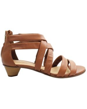 Clarks Mena Silk Damen Braune Sandalen Mit Absätzen