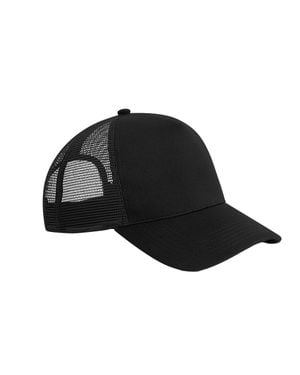 BEECHFIELD® Trucker Cap Snapback Für Herren/Damen - Schwarz