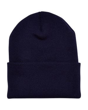 Flexfit "Yp Classics" Mütze Mit Bündchen (Marineblau)