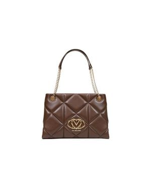 Love Moschino Braune Polyethylen-Handtasche
