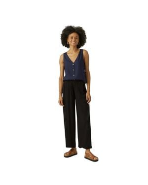 Vero Moda Bluse Für Damen, V-Ausschnitt, Regulär (Marineblau)