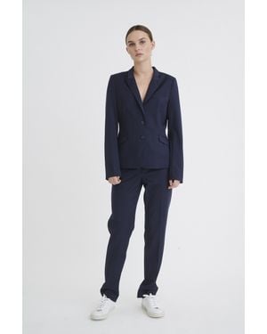 Inwear Blazer Gerade Passform Marine - Blau
