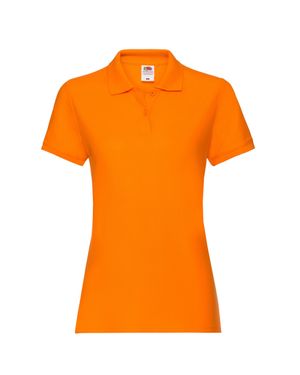 Fruit Of The Loom "Premium" Poloshirt Für Damen - Orange