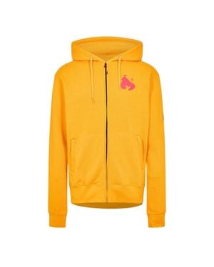 Money Hoodie Mit Durchgehendem Reißverschluss Für Herren - Gelb