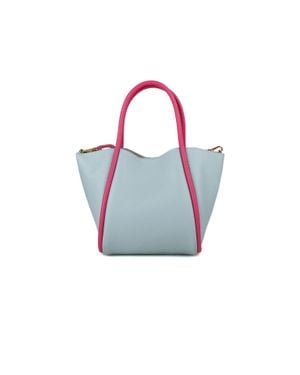 Giulia Monti Tote Bag Fuchsia - Blau