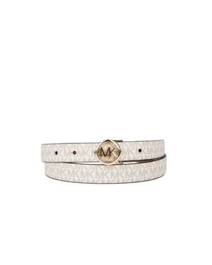Michael Kors Gürtel Vanille - Weiß