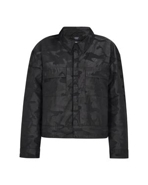 Tuffskull Blouson Damen Grau Camouflage - Schwarz