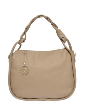 Luisa Vannini Rindsledertasche - Natur
