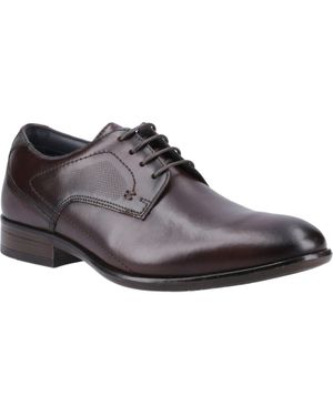 Pod Carl Leder Herren Kastanienbraune Schnürschuhe