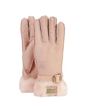 Australia Luxe Stulpenhandschuhe Aus Leder, Zartrosa - Pink