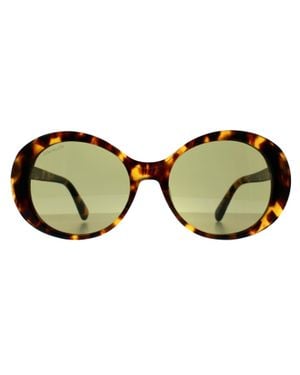 Serengeti Bacall Ss541005 Glã¤Nzend Schildpatt Havanna Mineral 555Nm Grã¼N Photochromatische Sonnenbrille - Braun