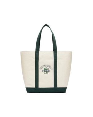 Lacoste "Roland Garros" Tragetasche, Canvas (Natürlich Bedruckt) - Mehrfarbig