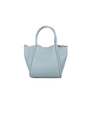 Giulia Monti Schultertasche Himmelblau