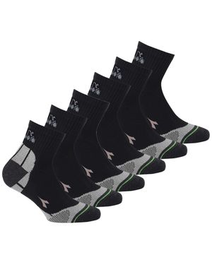 Diadora Quarter Sport Socken - Schwarz