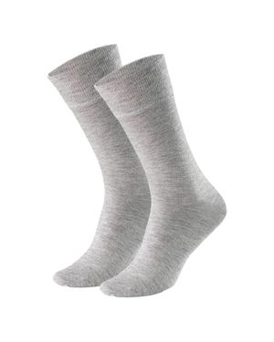 Steve Madden 2 Paar Herren Kaschmirsocken - Grau