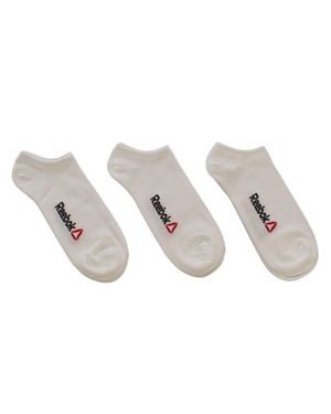 Reebok 3Er-Pack Unsichtbare Socken D0842 Für Damen Und Herren - Weiß
