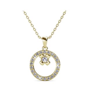 Myc Paris Eliza-Anhänger – Und Kristall - Mettallic