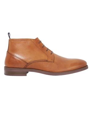 Dune "Minato" Stiefeletten Für Herren, Leder, Zum Schnüren (Hellbraun)