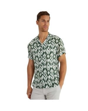 Threadbare Hemd Für Herren, Kurzärmlig (Tannengrün)