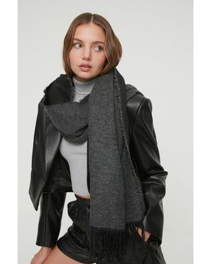 Trendyol Femmes Tissé Écharpe - Schwarz