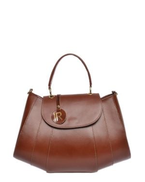 Isabella Rhea Rindsledertasche - Braun