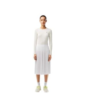 Lacoste Midirock Für Damen, Gummizug - Weiß