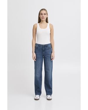 Ichi Jeans Ihtwiggy Jeans Loose Fit - Blau
